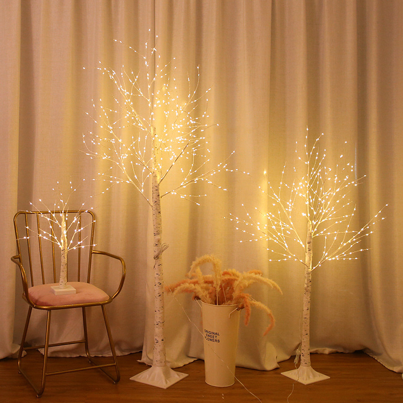 Simulated Birch LED Tree Lights - Wholesale Festival Decoration with Soft Warm Glow