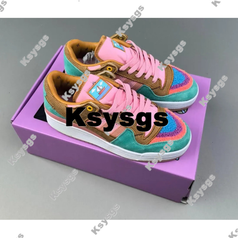 Ksy956 Shoes Simpsone Forum 84 Living Room Bright Blue Mens Sneakers