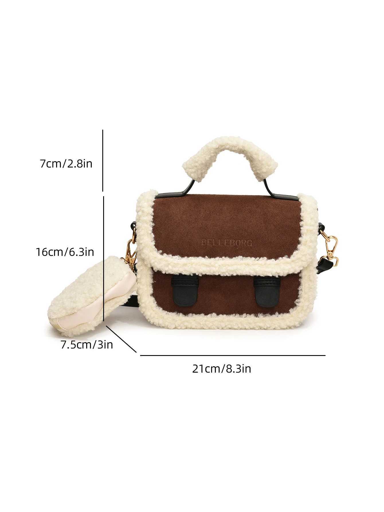 New frozen cross shaped bags high-end and niche handbags for 2024 Y241216