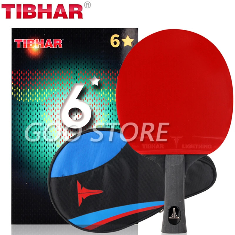 TIBHAR Table Tennis Racket 6/7/8/9 Stars All-round Pipmles in Ping Pong Rackets Blade with Sponge 241216
