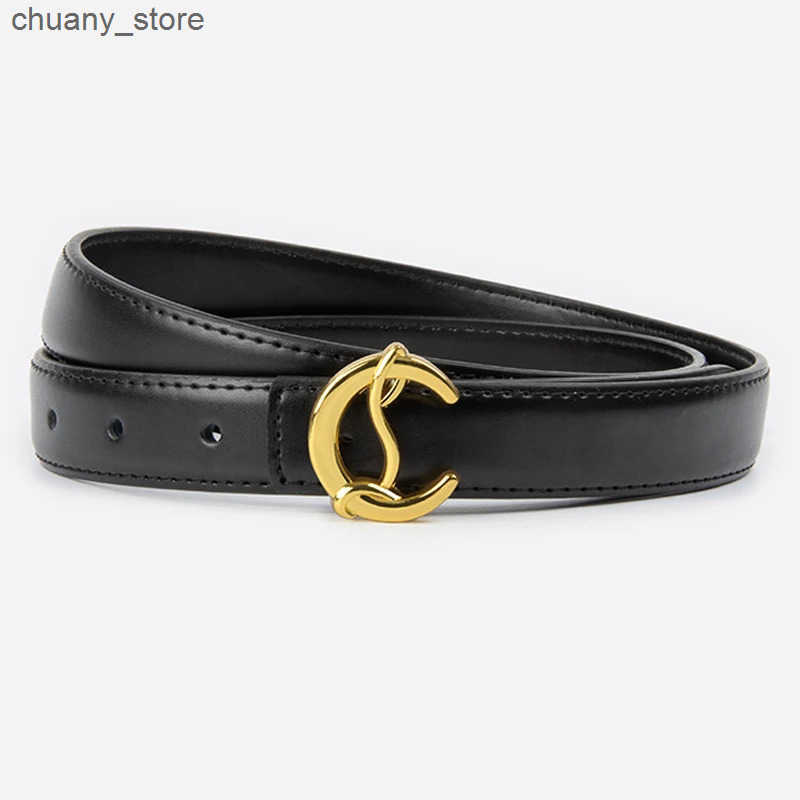 Belts Fashion leather belt womens second layer cowhide alloy buckle belt jeans casual pants decorative accessories L240910