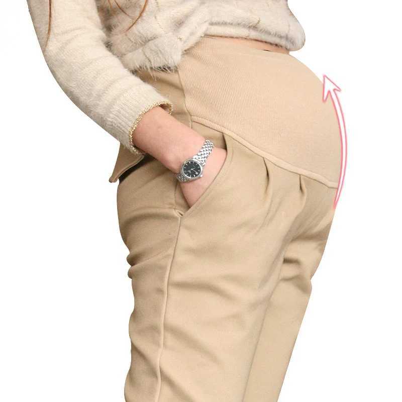 Cotton Pregnant Pants Materni Clothes For Pregnant Women Trousers Pregnancy Pant Gestante Pantalones Embarazada ClothingXJ241217