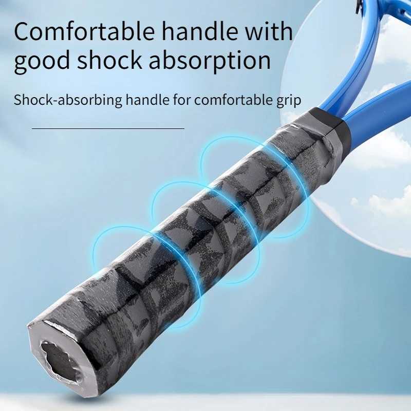 High quality adult tennis racket with neutral aluminum alloy anti slip sports equipmentW241217