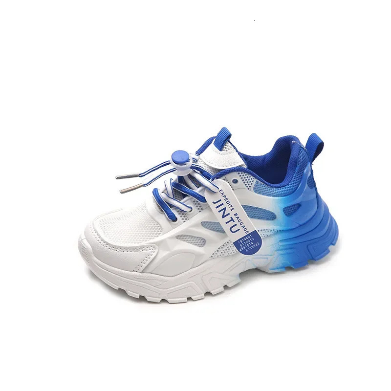 Childrens mesh sports shoes lightweight casual running shoes for boys and girls ly arrived soft soled breathable for summer tennis 241216