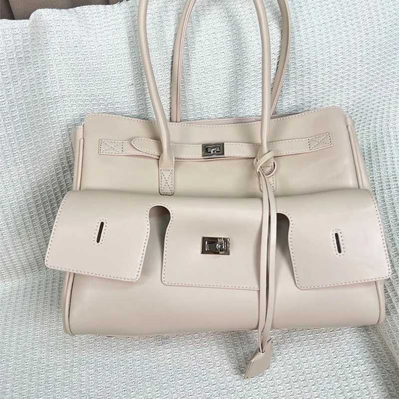 Luxury Designer Tote Bags For Neutral Shopper Shoder Bag Wen Tote Bag Large Capaci Travel Bag Luggage White Purses Handbag Z250318