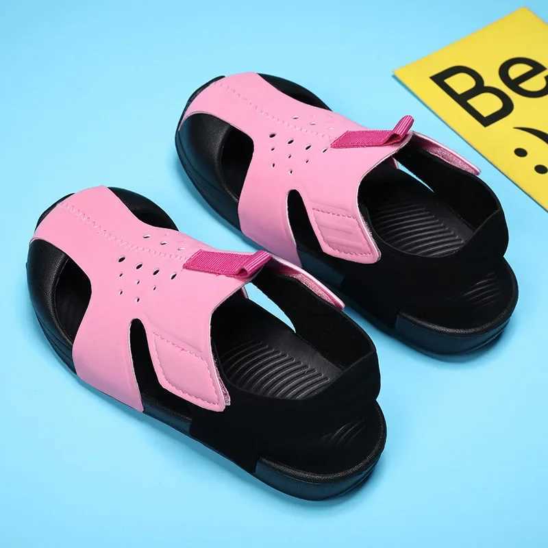 Sandals Children Summer Fashion Airplane Sandals Shoes Summer New Baby Beach Shoes Boys and Girls Super Light Sandals H241217