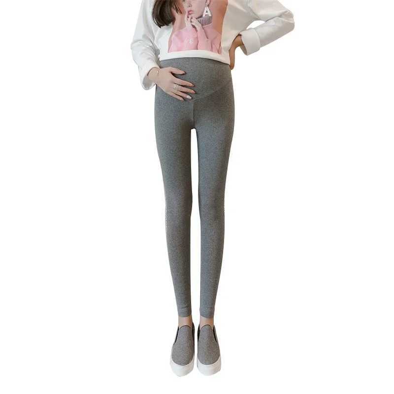 Autumn Winter Velvet Materni Leggings Pants For Pregnant Women Warm Clothes Thickening Pregnancy Trousers ClothingXJ241217