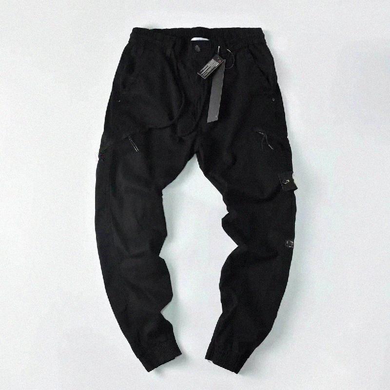 High Quality Badge Patches Mens Track Pant Fashion Letters Stone Designer Jogger Cargo Pants Zipper Fly Long Sports Trousers 4Homme Clothing Island a6