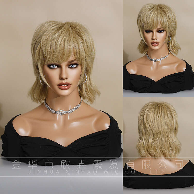 Sier Wig Internet Celebrity Black Short Hair Nyane Leboa Hair Wigs Kq9 Kq9
