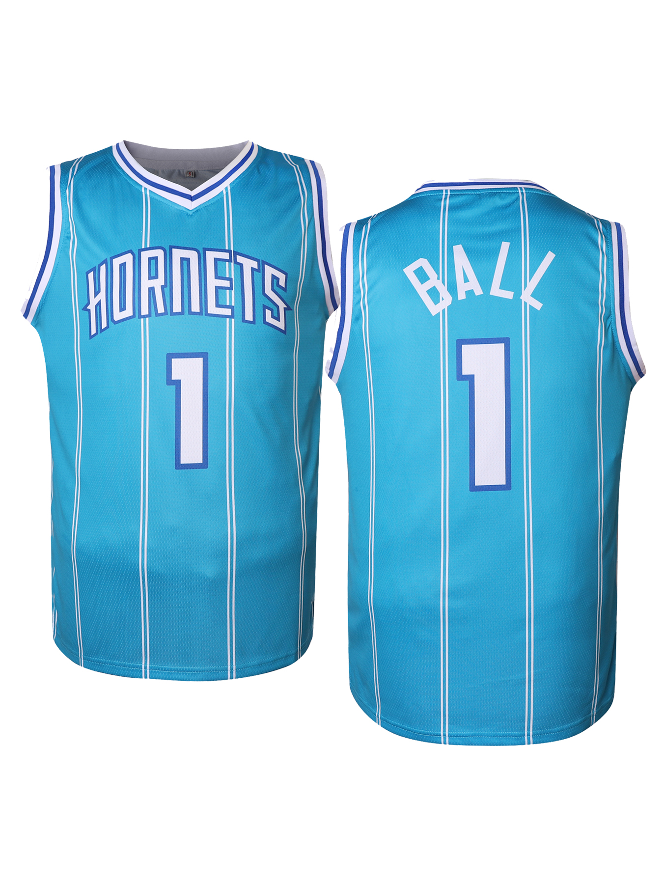 Mens 1 BALL Embroidered Basketball Jersey IN STOCK FAST SHIPPING Size S-XXXL