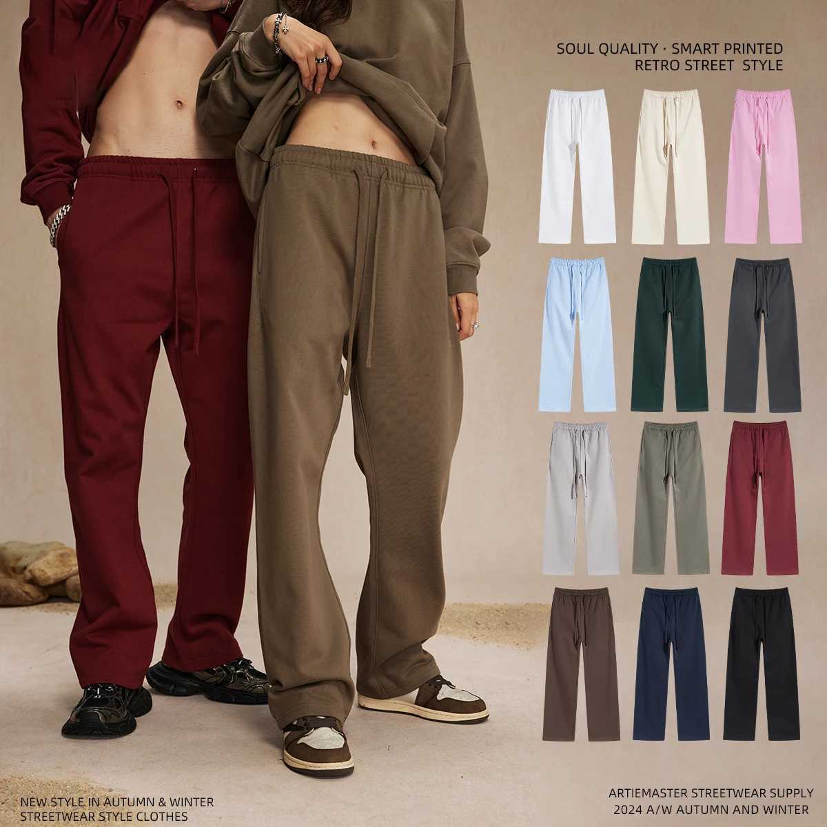 2025S Fashion Designer High quality Straight Leg Sports Pants Trendy Long Pants Outdoor Casual Pants