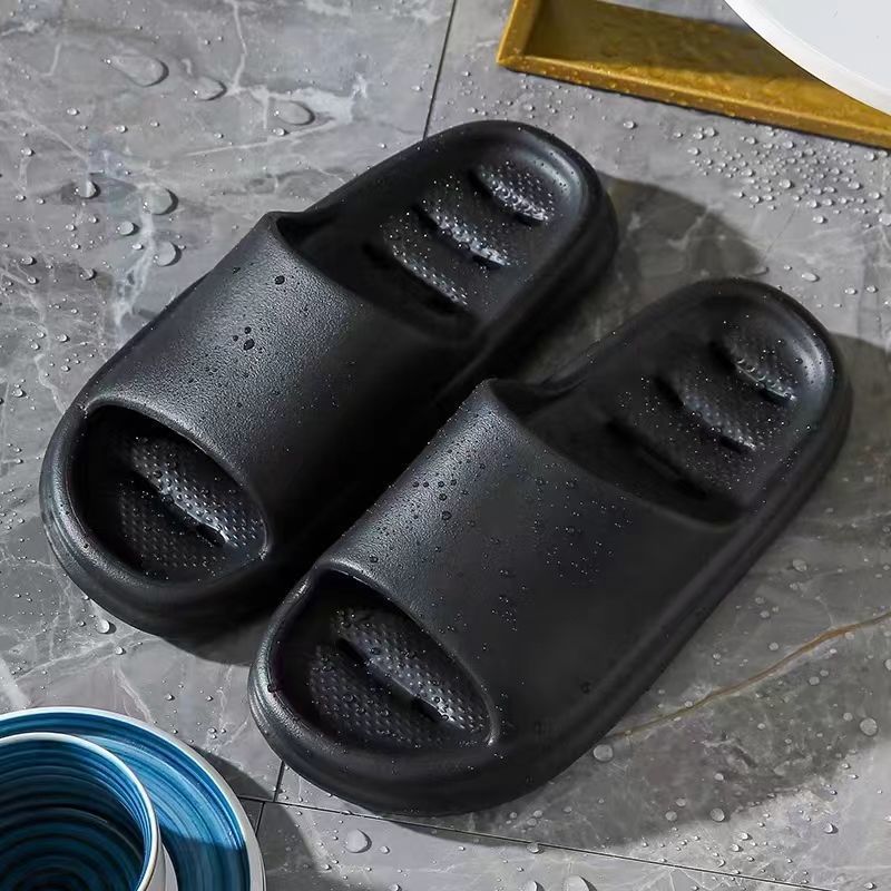 2025 free shipping for mens womens Flat bottomed home slippers pink green black Anti slip water leakage quick drying slippers