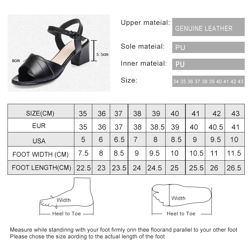 AIYUQI Fashion Sandals Women Summer Genuine Leather Roman Sandals Women Mid Heels Fish Toe Shoes Sandals for Women