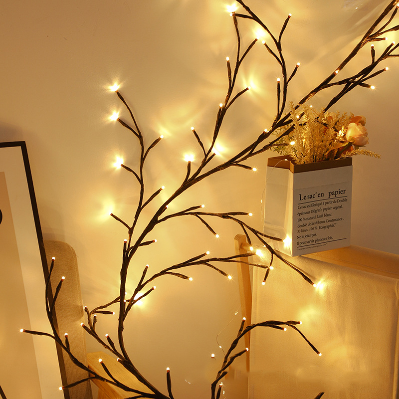 Creative Branch LEDs - Enhance Your Holiday Atmosphere with Plug-In Twig Light Strings