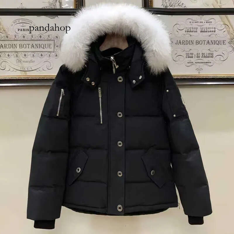 Puffer Down Men's Fur Collar Parka Winter Moose Knickle Jacket Waterproof White Duck Coat Cloak Doudoune Men And Women Casual Knuckle 634 4C9 42
