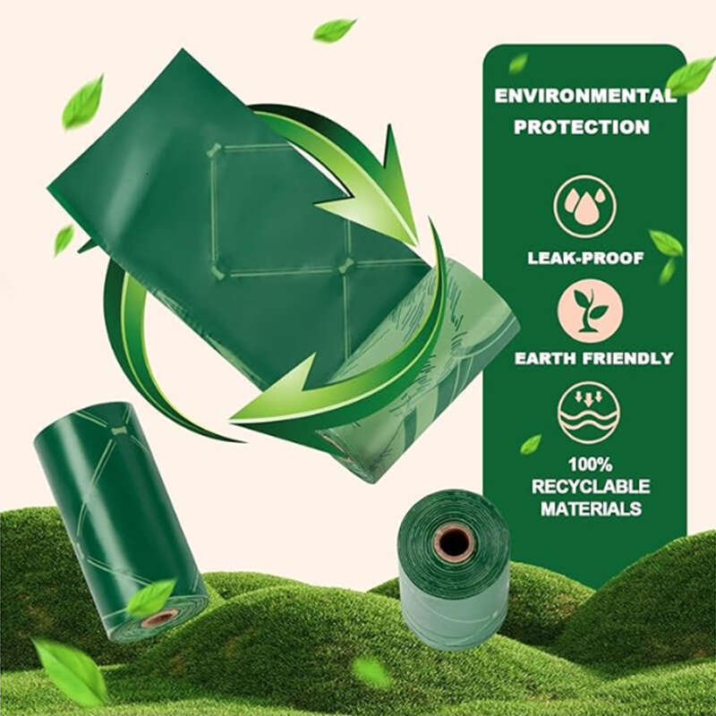 DHPET Dog Poop Bags Rolls Compo-stable 100% Leak Proof Dog Waste Bags Strong Trash Bags Dog Bags Scented Dog Feces Bags Trash Bags 270 Bags 18 Pack of