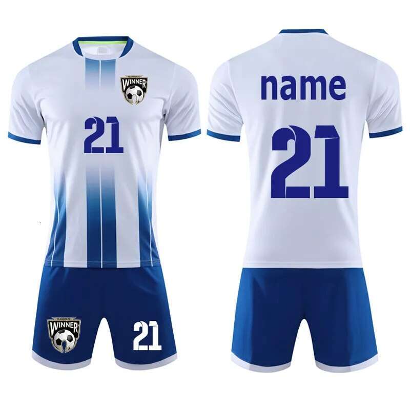 2025 Set for Men Kids Soccer Tracksuit Jersey Kit Quick Drying Breathable Man Children Team Training Football Uniform