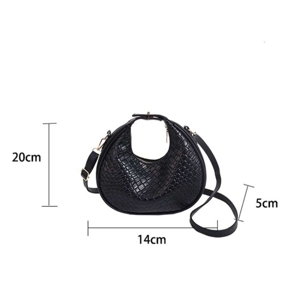 Women's Bags Trendy Women Crossbody Retro Half Moon PU Leather Handbag Hobo Casual Versatile Shoulder Bag