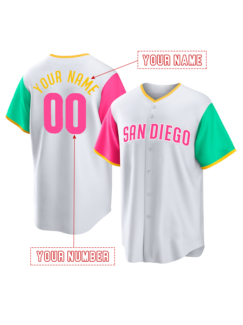 Mens/Youth San Diego Baseball Stitched Jerseys Jersey Fernando Tatis Jr. Manny Machado Custom Jerseys Free Shipping