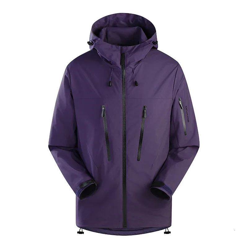 Autumn Hoodie Jackets Men Windproof Waterproof Warmth Fashion Trends Male Coat Versatile Casual Outdoor Mountaineering Clothing 241214