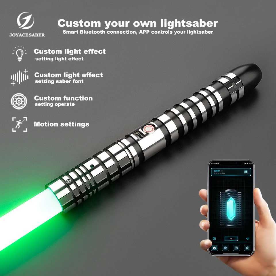 Lightsaber Jedi Neopixel Light Saber Xenopixel Laser Sword Role Playing Heavy Duel Infinite Color Luminous Role Playing Toy Joyace W241218