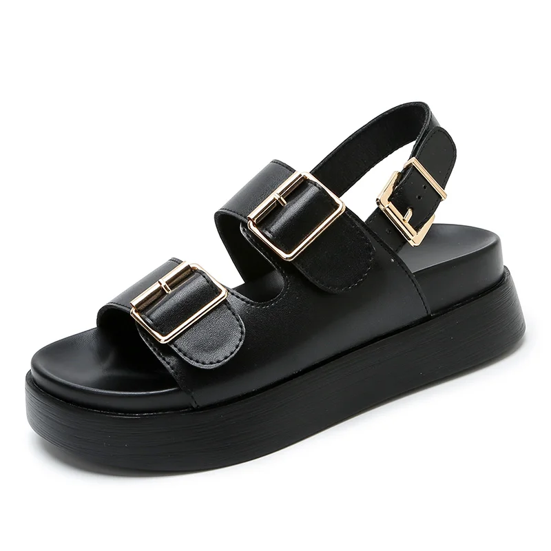 AIYUQI Women Sandals Large Size 2024 New Open Toe Women Beach Sandals Summer Fashion Casual Roman Sandals Women
