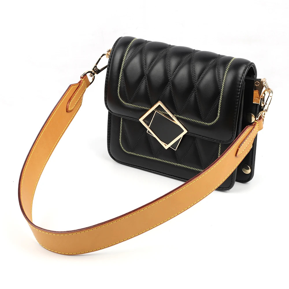65CM leather wide shoulder strap used for handbags vegetables tanned womens shoulder bags handle cross bag accessories 241218