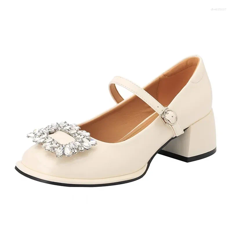 Dress Shoes Selg Women's Japanese College Style Uniform British Mary Jane High Heels zhanyishengli