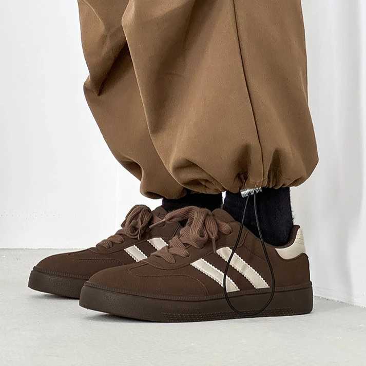 Mens sports retro brown suede leather Cfort lace mens skateboarding shoes atillas De Hbre Y241218