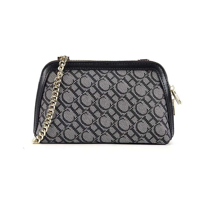 Women's Bags Letter Printed Light Suede Leather Chain Shoulder Bag Fashion Retro Crossbody Designer