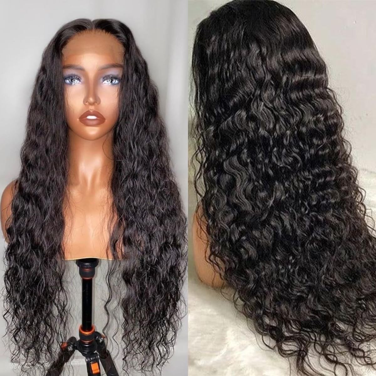 13x4Lace Front Synthetic Wig Fashion Women Stylish 180Density Rose Pink Long Natural Deep Wave Curly Wigs Dark Root Daily Heat Resistant Fiber Look Li