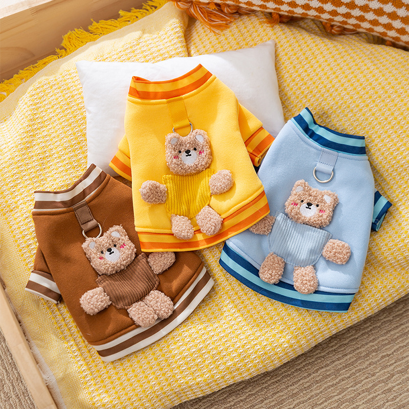 Cat Clothes, Funny Big Eyes, Cute Two Feet, Warm Woolen Clothes, Autumn and Winter Dog Clothes, Small and Medium-sized Pet Clothes