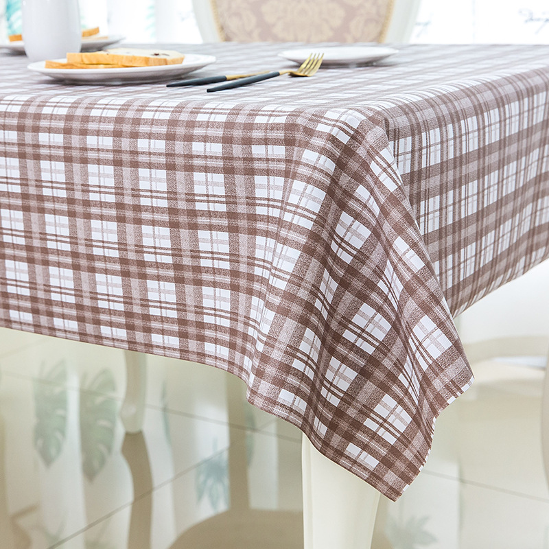 Waterproof Leave-in Dining Table Coffee Table Mat Dining Table Cloth Oil-proof Tablecloth