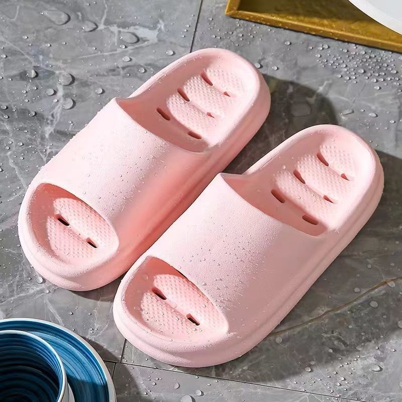 2025 free shipping for mens womens Flat bottomed home slippers pink green black Anti slip water leakage quick drying slippers