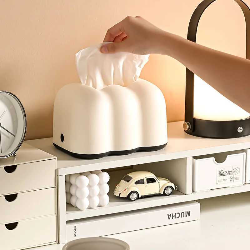 Cloud Creative Lifting Tissue Box Tissue Dispenser Organizer Cute Paper Box Towel Rack Organizer Elegant Design Mti Function Y241218