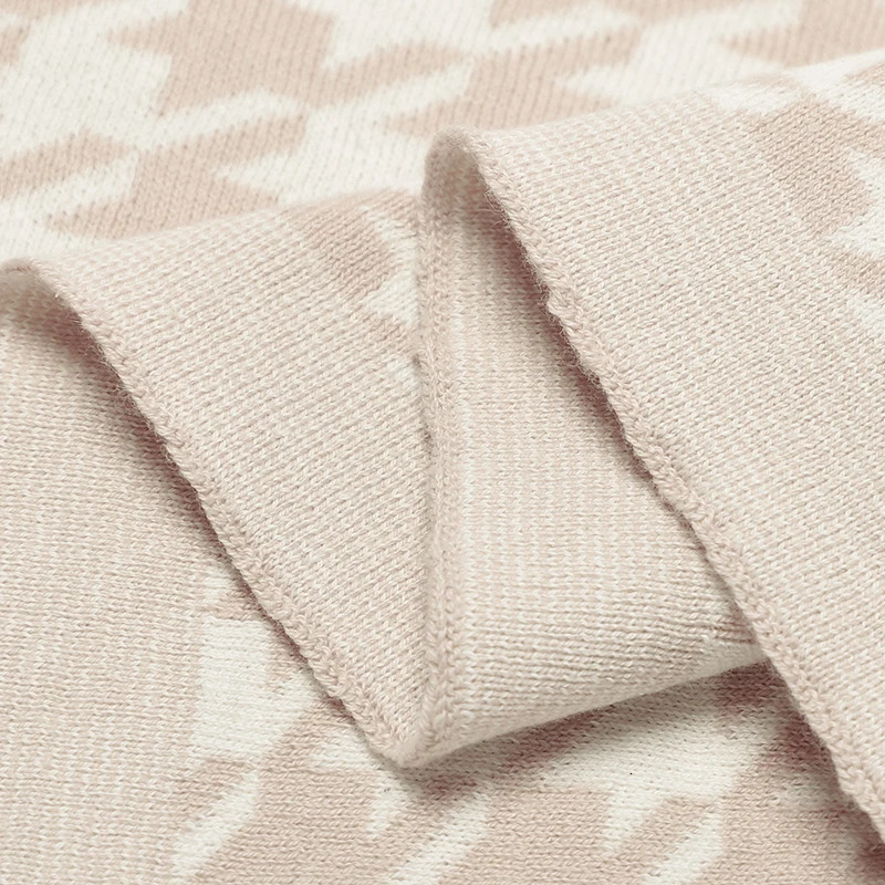Baby Blankets born Cotton Swaddle Wrap Plaid for Infant Kids Boys Girls Ultra-Soft Reversible Knitted Toddler Receiving Mats 241217