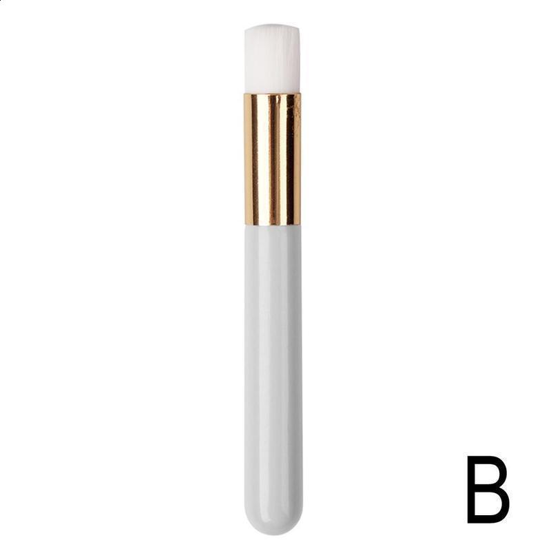 False eyelashes mousse brush household cleaning nose washing brush flat head makeup black head removal 241008