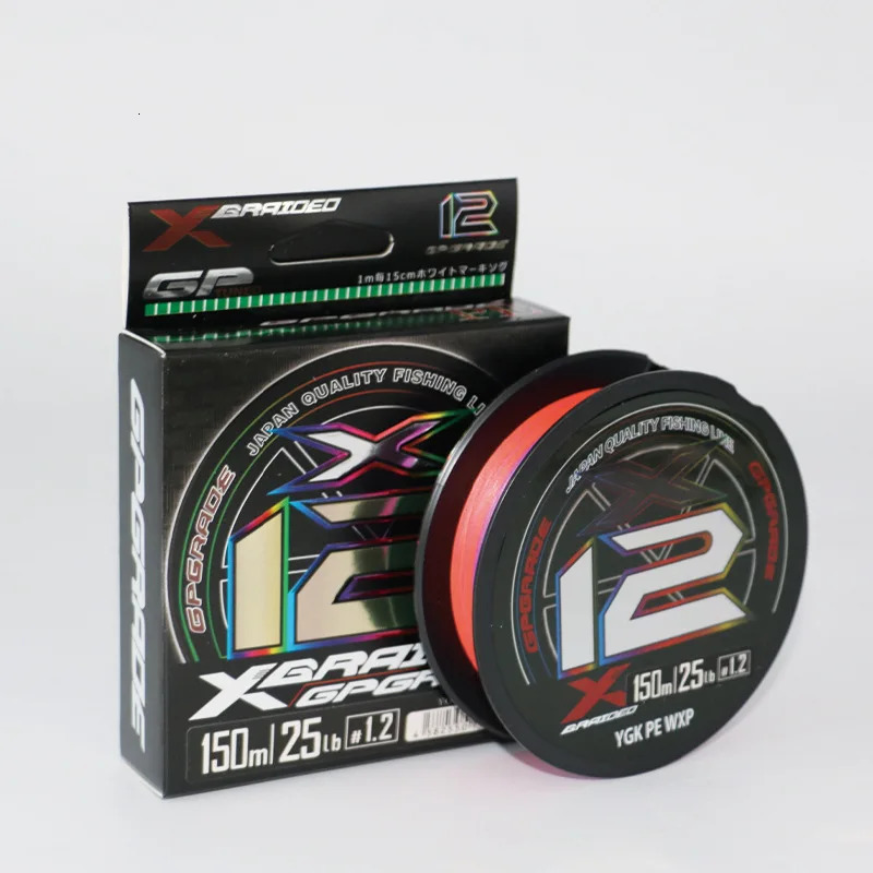 Original Japan YGKX BRAID Upgrade X8X12 PENTAGRAM Fishing Line Multifilament X8 PE Line 150m200m 14LB-80LB Japan FISHING Line 241218