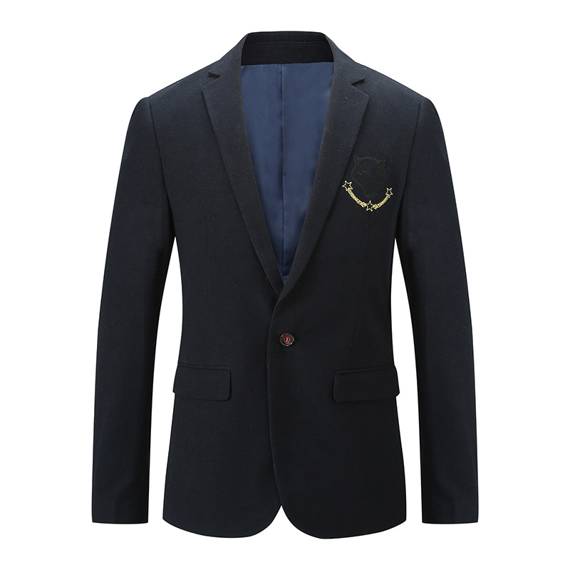 H541 Men's Korean style slim fit striped suit