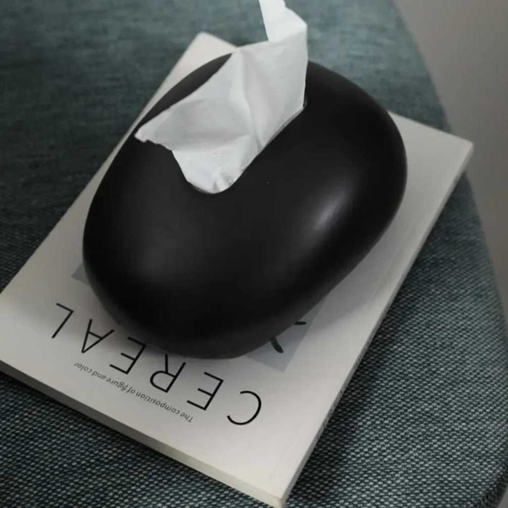 Nordic tissue box ceramic bedding storage box new decorative household towel rack high-quality napkin dispenser Y241218