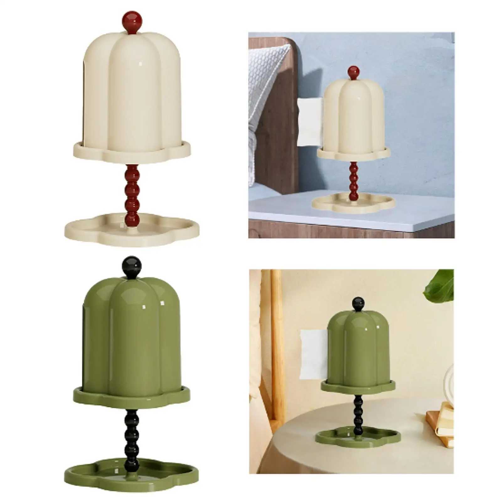 Paper towel box with tray container kitchen paper towel box decorated with paper cover box for bathroom coffee shop bedside table countertop Y241218