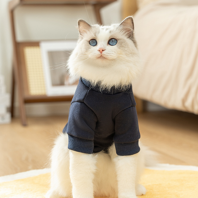 Dog Hoodie Sweaters Autumn wear Sports hoodie Pet clothes Cotton Hooded Clothes Apparel Winter Warm Coat Sweater