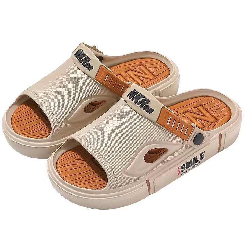 New Free Shipping For Mens summer outdoor slippers are non slip and wear-resistant Outdoor sports fashionable thick soled beach sandals