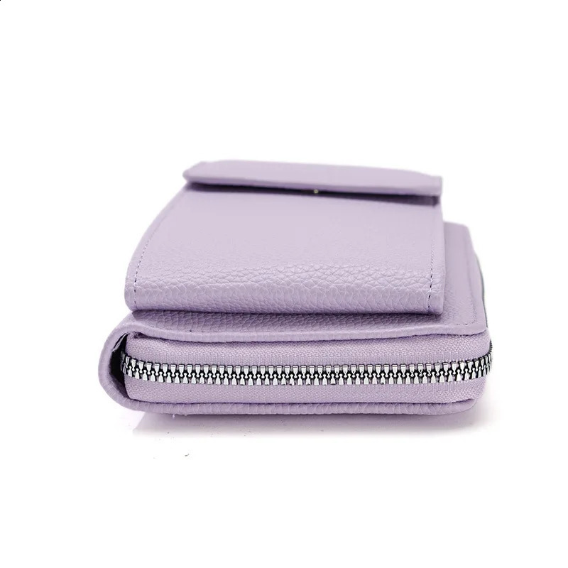 Fashion Women Wallet Single Shoulder Crossbody Cell Phone Bag Change Coin Pouch Purse Multi Card Position Money Bag Keycase 241212