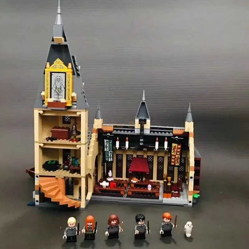 Miniso Magic Castle Toren Grote Zaal Huis Nestelden Bouwsten Bricks Speelgoed Geschenken Voor Kinderen Compatible