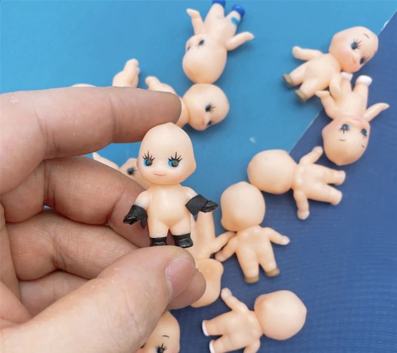 50PCS/lot Japanese Famous Cartoon Baby Doll 3CM Lovely Pvc Kewpie Angel Doll Kids Toys Collection Birthday Gift Home Decoration 241218bj