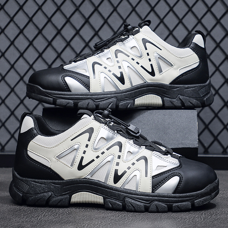 2025 new mens shoes casual sports shoe classic black beige men outdoor hiking trendy workwear hot trainers sneakers 39-48