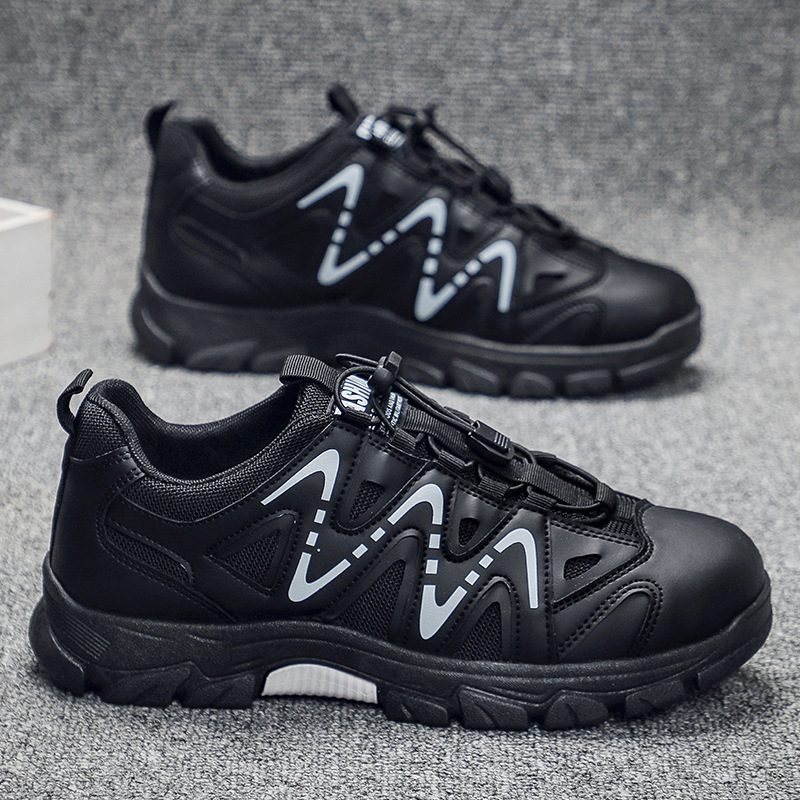 2025 new mens shoes casual sports shoe classic black beige men outdoor hiking trendy workwear hot trainers sneakers 39-48