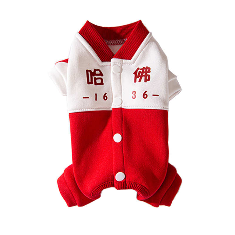 Autumn and Winter Dog Hoodie Sweaters four-legged Warm hoodie Blue Cat baby cat Pet Clothing Dog clothing