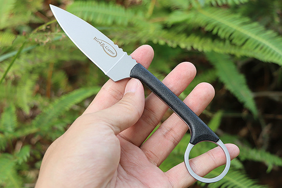 Top Quality M7844 Survival Straight Knife 3Cr13Mov Satin Blade Full Tang GRN Handle Outdoor Camping Hiking Fishing EDC Fixed Blade knife Knives with K